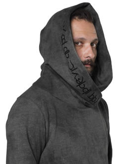 abstract alternative man hoodie